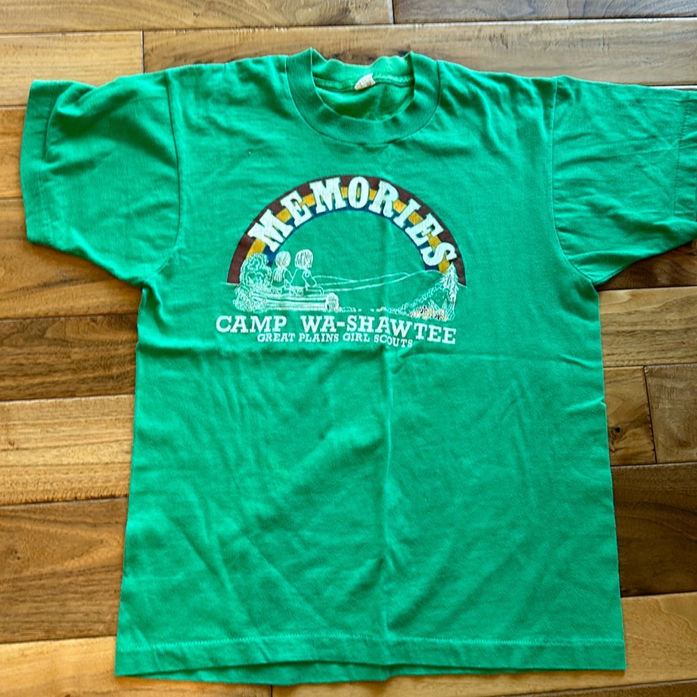 Vtg Screen Stars camp Wa-Shawtee T